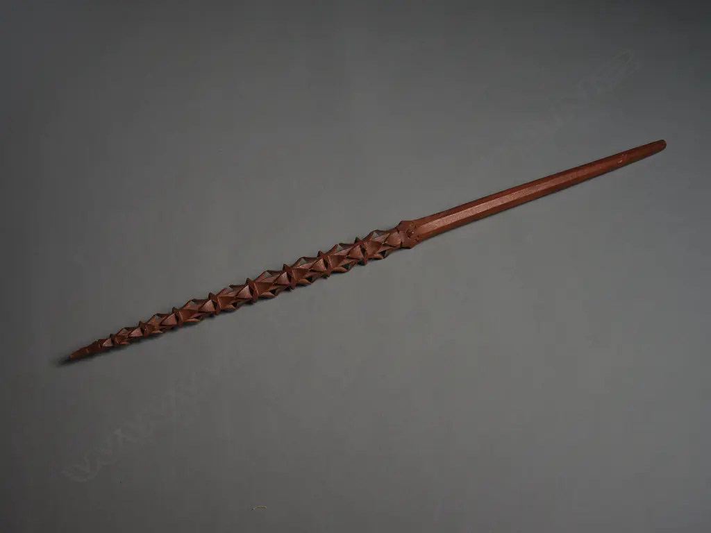 Samoan slashing wooden spear, Image 1++
